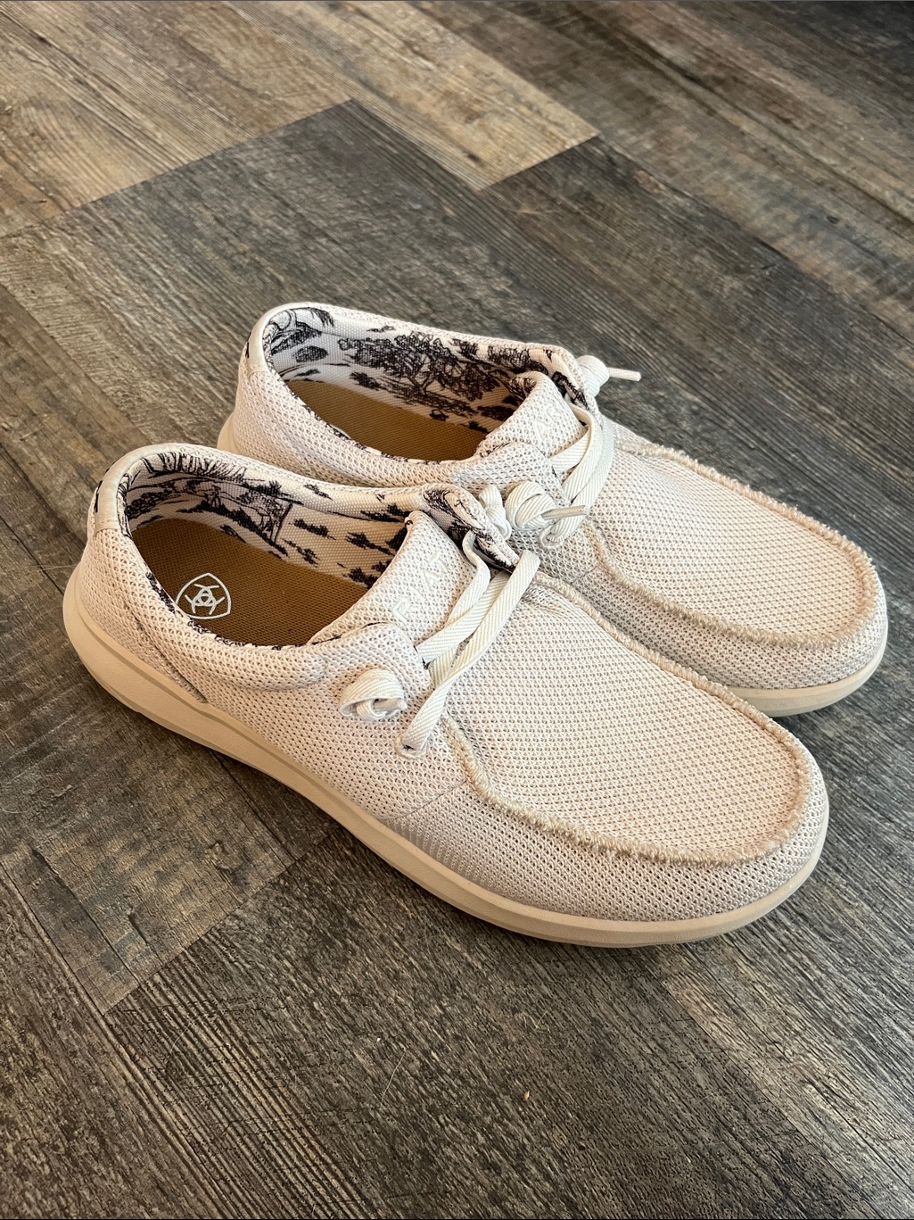 Ariat Women's Cream Mesh Hilo Casual Shoe Loafers
